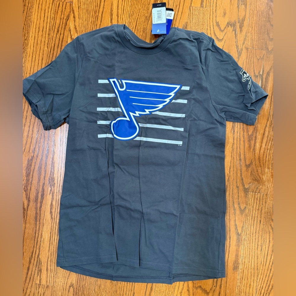 NWT NHL  Ryan O'Reilly St Louis Blues All Star Grey 2020 Tshirt  Size Youth L